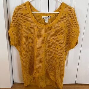 Smudge oversized sweater with star pattern